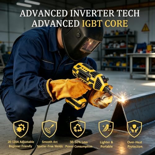 Portable Welding Machine, Handheld Welder with 6-Level Current Adjustment