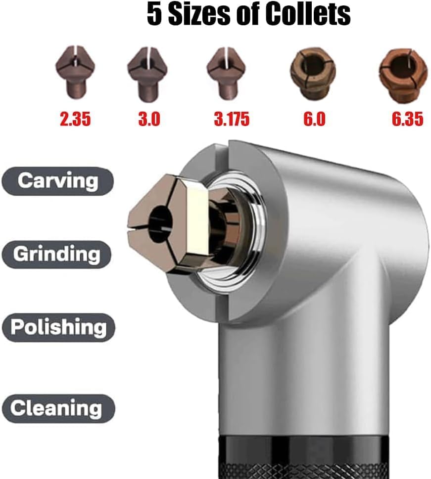 1000W Hanging Flex Shaft Die Grinder Sander Polisher Rotary Tool, Foot Pedal Control, Extendable Polising Handle, Forward and Reverse Rotation