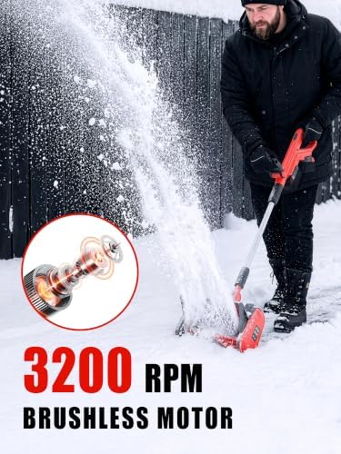 16" Cordless Snow Shovel Compatible with Milwaukee M18 Battery (Bare Tool)