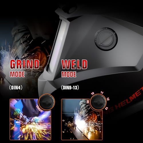 TRQWH Welding Hood Auto Darkening Welding Helmet with Light True Color