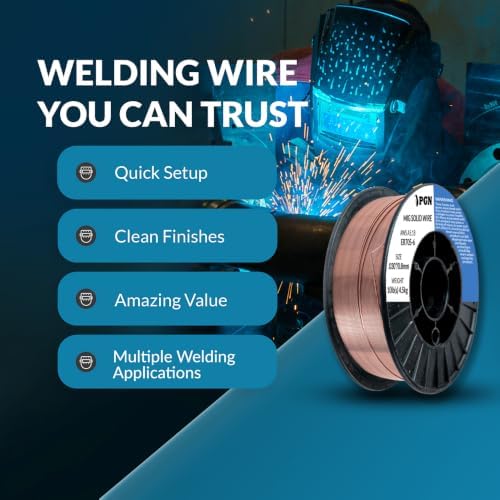 PGN ER70S-6 .030" (8 Pack) Solid MIG Welding Wire - 10lb Spool