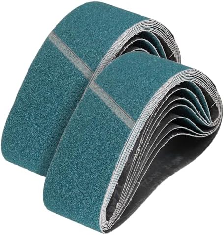 HARFINGTON 4 x 36 Inch Sanding Belts, 24 Pcs 40/60/80/120 Grit