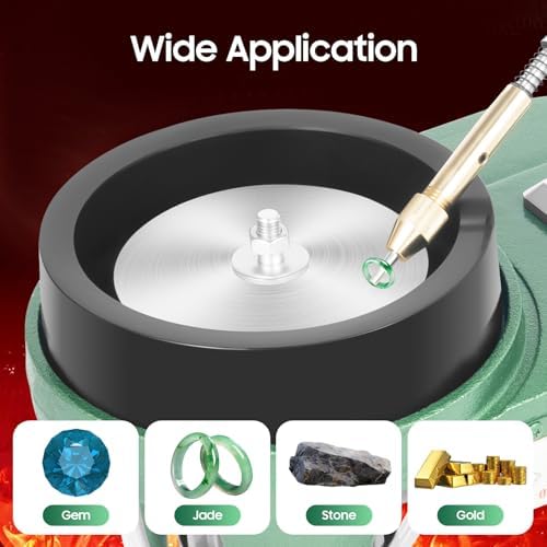 Gemstone Flat Grinder, Bench Angle Polisher Machine for Stone Craft