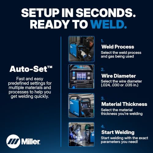 Millermatic® 211 PRO MIG Welder Machine, Dual-Voltage, Auto-Set™