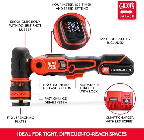 Griot's Garage The BOSS Hybrid Micro Polisher for Car Polishing
