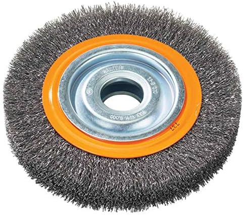 Walter 13B070 Wire Wheel Brush Crimped .0118" Tool Steel Wire 7" x 7/8"