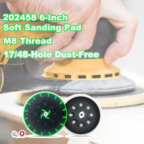 202458 Soft Sanding Pad Replacement for Festool ETS 150 EQ Sander 6 Inch