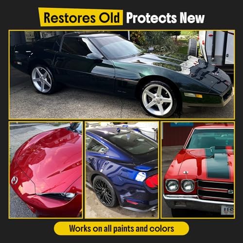 Carfidant Scratch Repair and Swirl Remover - Car Paint Scratch Remover & Restorer Kit with Buffer Pad - Polishing & Waxing Kits - Compound for Vehicles Paint Repair - 8.4 fl. Oz.
