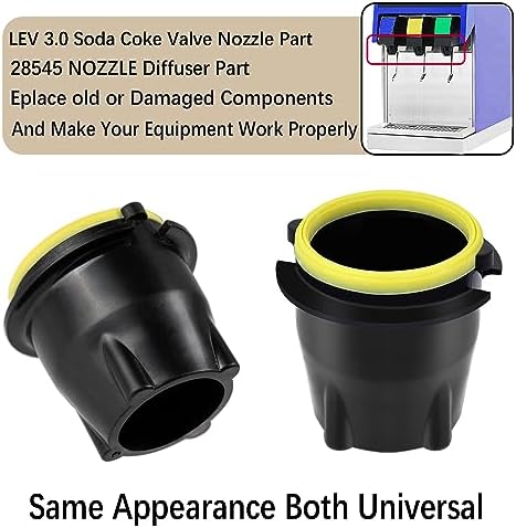 8pcs LEV Coke Soda Valve 3.0 Nozzle Part Model 28545,For Coke Machine Outer Valves Repair or replacement. (8)