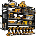 Large 5-Tier Power Tool Organizer Wall Mount, 320lb Capacity, 34'' Wide