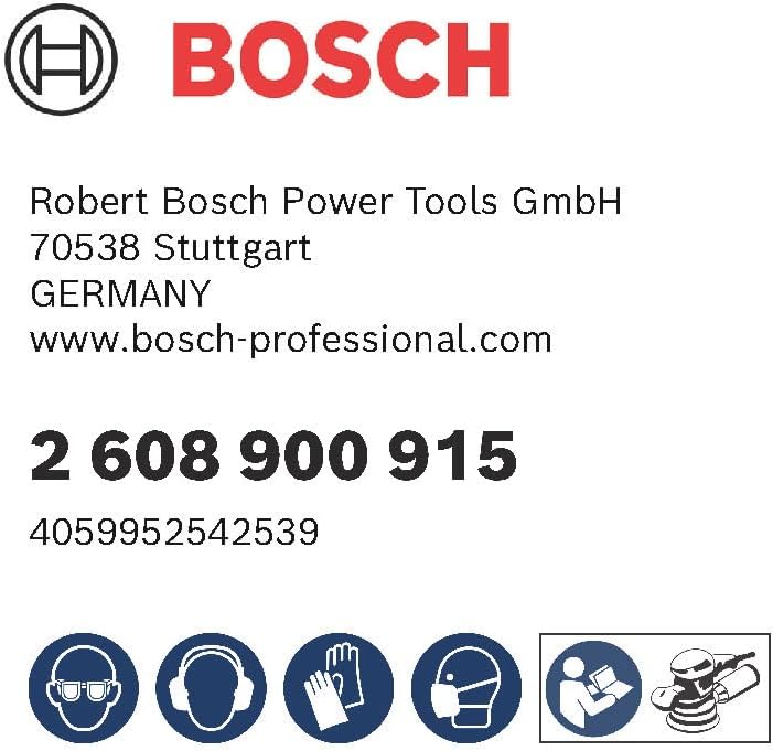 Bosch Professional 50x Expert C470 Sandpaper (Ø 125 mm, Grit 320, Accessories Orbital Sander)