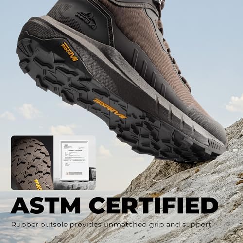 NORTIV 8 Men's Tactical Hiking Boots Lightweight Cushion