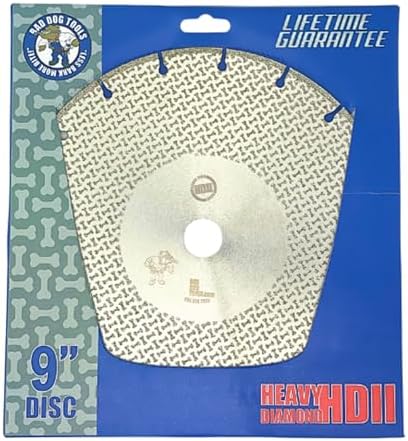 Bad Dog Tools 9" Endless HDII Multipurpose Cut/Grind Diamond Wheel
