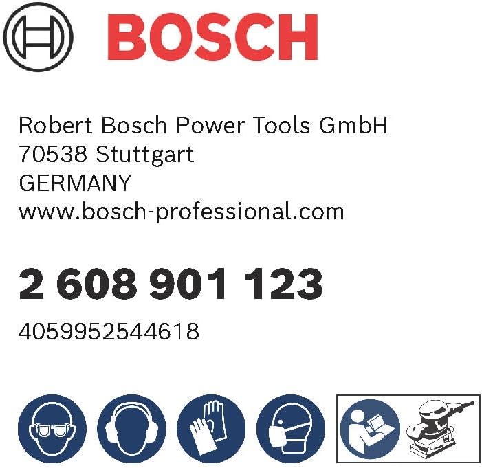 Bosch Professional 50x Expert C470 Sandpaper (Ø 150 mm, Grit 220, Accessories Orbital Sander)