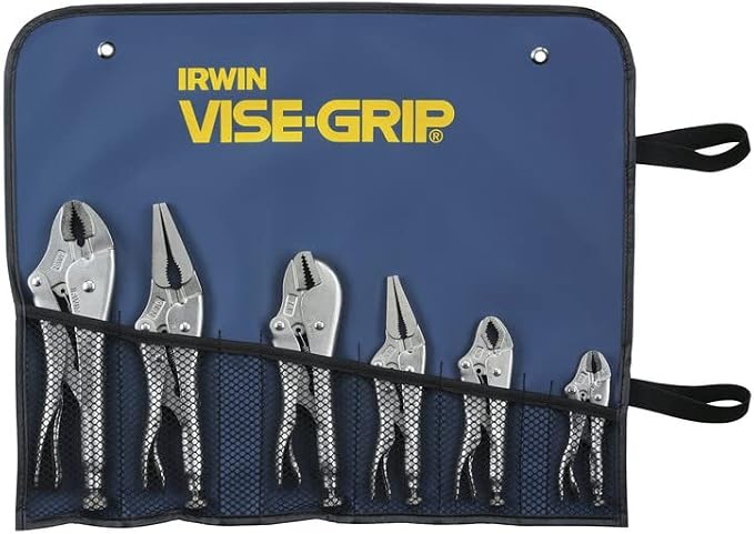 IRWIN Tools VISE-GRIP Locking Pliers, 6-Piece Set (641MT)