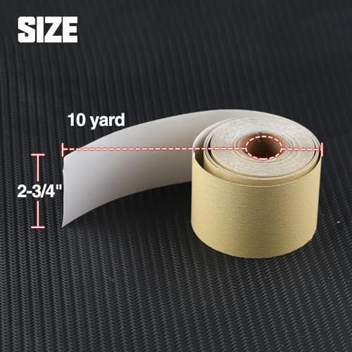 SPEEDWOX 220 Grit Sandpaper Roll Self Adhesive, 2-3/4"x10YD PSA for Wood