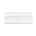 Starrett Spring Tempered Steel Rule with Satin Chrome Finish, Quick Reading and Millimeter Graduation - 1000mm Length, 35 Graduation Type, 1.2mm Thickness - C635-1000