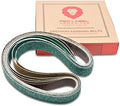 Red Label Abrasives 2 X 42 Inch Knife Sharpening Zirconia Sanding Belts - Coarse Grits - 6 Pack Assortment for Knife Making, Sharpening, Metalworking, and Woodworking