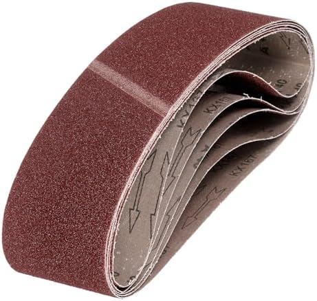 HARFINGTON 4 x 36 Inch Sanding Belts, 10 Pcs 40 Grits Aluminum Oxide