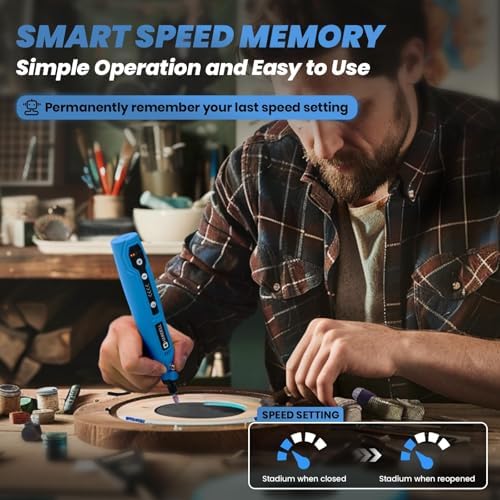 HARDELL Cordless Rotary Tool Kit Mini Rotary Tool with 69 Accessories