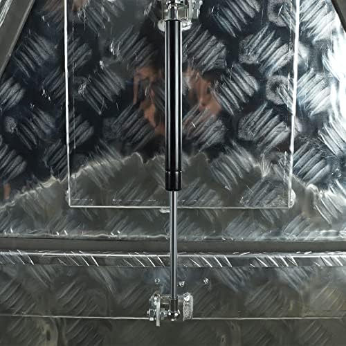 BLACKHORSE-RACING 29inch Heavy Duty Aluminum Trailer Tongue Tool Box for Pick Up Truck Bed RV ATV with Lock & Keys -Silver（29" L x 17" W x 18" H）