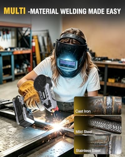 250A 2-in-1 MIG & Stick Welder, 110V Portable Handheld Welder