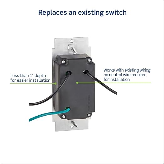 Leviton SureSlide Dimmer Switch for Dimmable LED, Halogen and Incandescent Bulbs, 6672-1LT, Light Almond