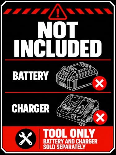21" Cordless Snow Blower Compatible with Milwaukee M18 Battery (Tool Only)