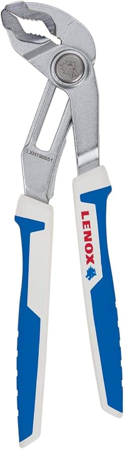 LENOX TOOLS LXHT90551 Quick-Adjust 10" V-Jaw Plier, Chrome