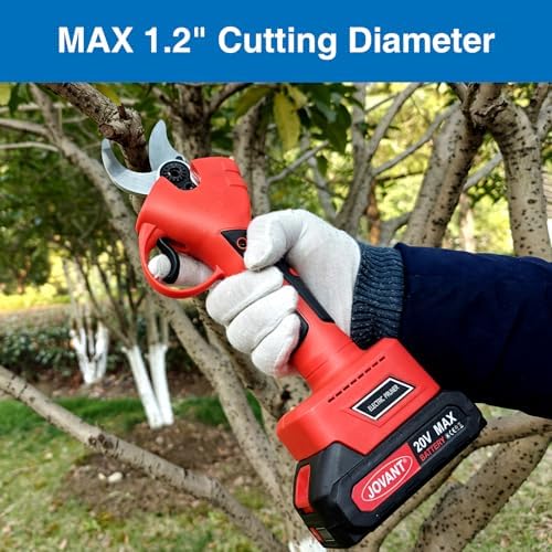 6" Electric Power Chainsaw, Electric Pruner for 1.2 inch Tree Trimming, 6 inch Battery Saw with 20V 4.0Ah Battery, Garden Power Tools for Tree Branches,Courtyard, Household
