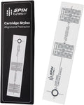 Turntable Phono Cartridge Stylus Alignment Protractor Tool- High Visible Tool for Vinyl Record Precision Calibration- Ensure Accurate Tracking and Sound Quality