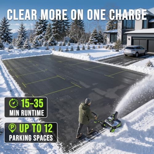 ETOOLAB 40V Cordless Snow Blower 20" Snow Thrower for Driveway/Patio