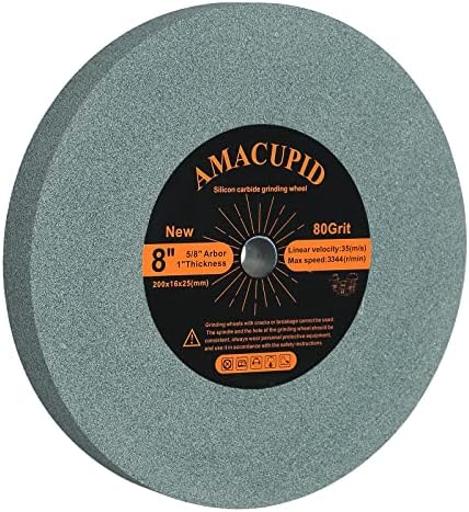 Bench Grinder Wheels 8 Inch 80 Grit. for Grinding Sharpening Carbide Tools