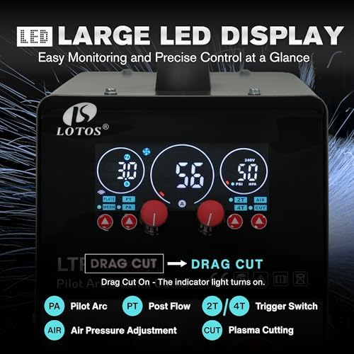 LTP5600CD 56A Drag-Cut Built-In Air Plasma Cutter 110V/220V