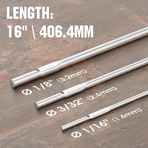 YESWELDER Aluminum TIG Welding Rod ER4043 1/8"x16" 5LB