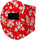 WoahBros Pancake Welding Hood | Carbon Fiber Lightweight Welding Helmet, Fits 2x4 Cheater Lens (Not Included) | Hawaiian