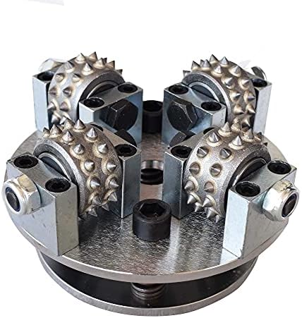 6 inch Coating Removing Anti Slip Concrete Stone Texturing bush hammer tool for angle grinder, Concrete Patch Repair Prepare Bushing Hammer (Arbor: 5/8"-11 Threaded)