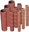 POWERTEC 11209 4.5 Inch Sanding Sleeves for Spindle Sander | 120 Grit | Aluminum Oxide Sandpaper Sanding Sleeves 4-1/2" Long in 3 Diameters 1/2", 3/4" & 1" – 9 Pack