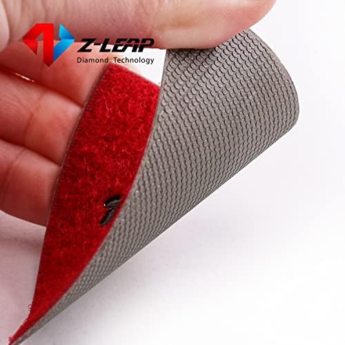 Diamond Triangular Sandpaper Sheet Discs Sanding Pads for for Grinding Stone Glass Ceramic 3"(80mm) 400 Grit