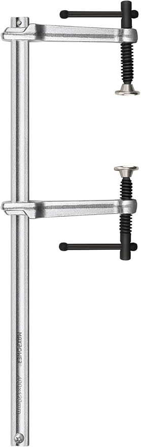 MAXPOWER Multifunctional F Clamp,15 3/4" Double Force Welding Bar Clamp - Max Clamping Force 1200 LBS, Metal Clamp for Welding, Metalworking, Woodworking