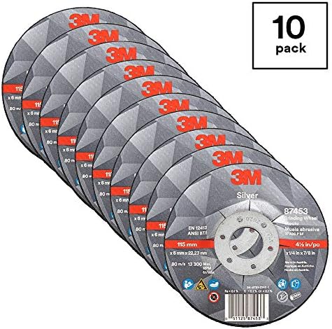 3M Silver Depressed Center Grinding Wheel, 87453, 36+, T27