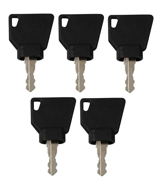 5 Pack Ignition Keys for JCB Volvo Mini Excavator, Loader - 701, 45501, 14607, 3CX (5)