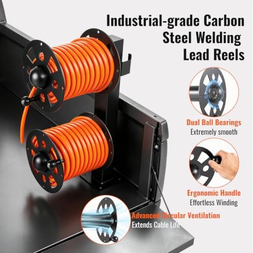 Heavy Duty Welding Lead Reel, for Industrial Workshop