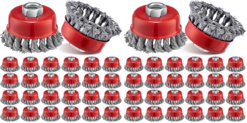 Tandefio 24 Pcs Wire Cup Brush, Angle Grinder, Classic