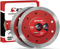 EZARC 4 Inch Super Thin Diamond Tile Blade, 7/8"-5/8" Arbor, 2-Pack