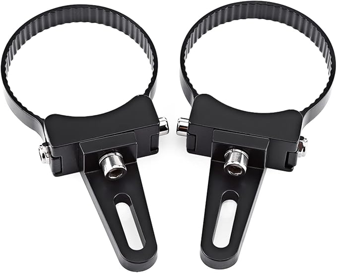 2.5" Aluminum Bullbar Mounting Bracket Clamps for LED Light Bar Mount Car Truck SUV ATV(2.5inch)
