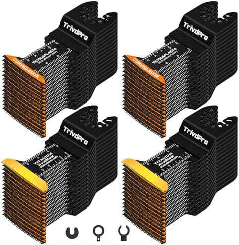 Oscillating Tool Blade Multitool Blades - TrivdPro 60pcs Multi Tool Blades