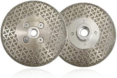 SHDIATOOL 4-1/2" Diamond Cutting & Grinding Disc, 2-Pack, 5/8"-11 Thread