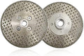 SHDIATOOL 4-1/2" Diamond Cutting & Grinding Disc, 2-Pack, 5/8"-11 Thread