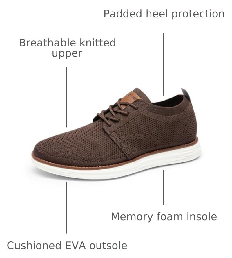 Bruno Marc Men's KnitFlex Breeze Casual Dress Sneakers